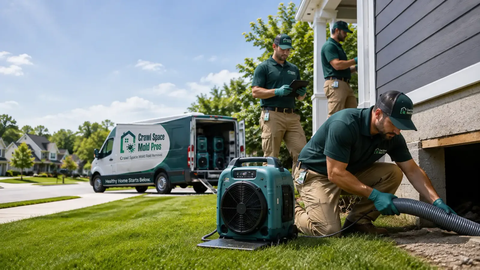 Crawl Space Mold Removal in Holly Ridge, NC